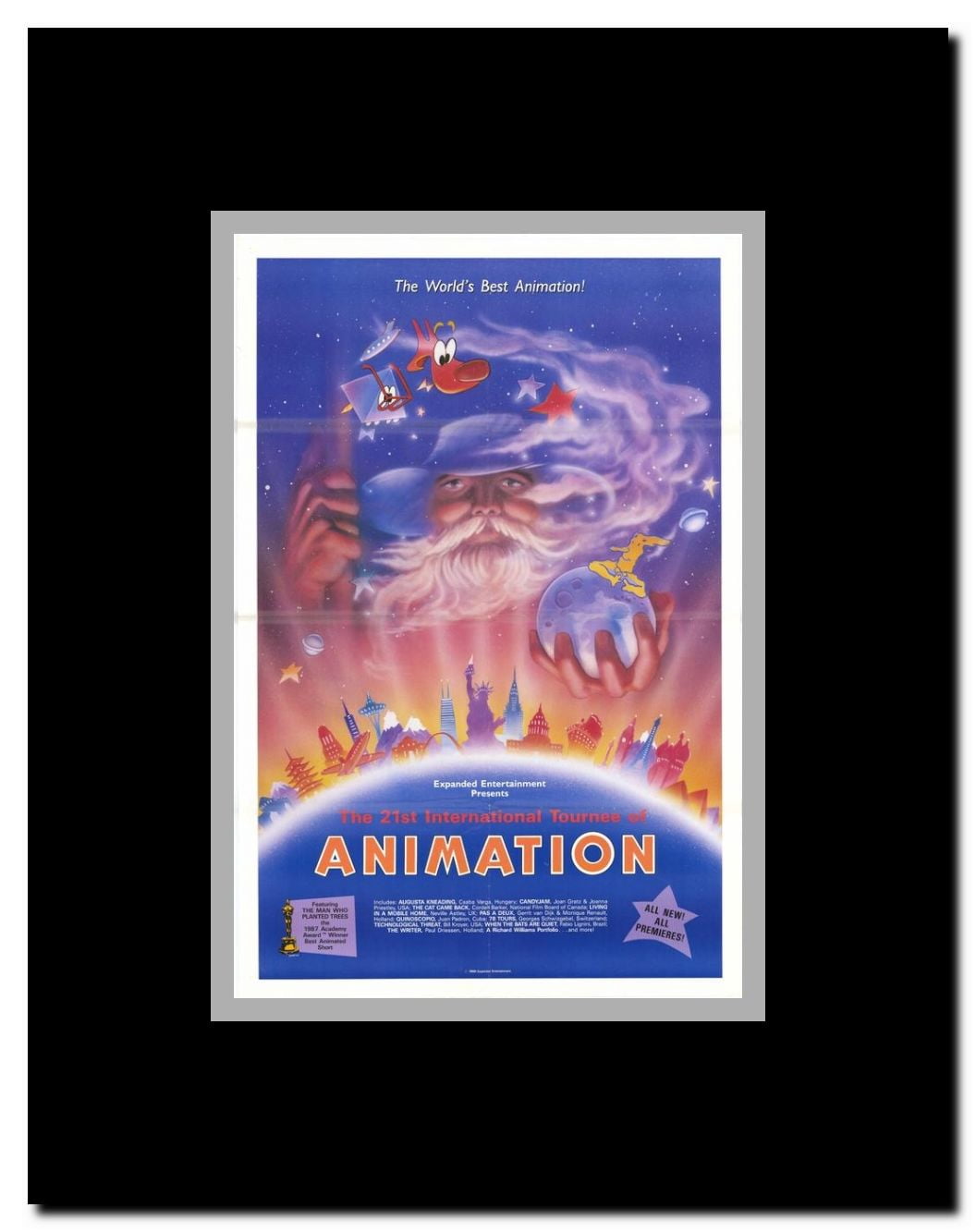 21st International Tournee of Animation Framed Movie Poster