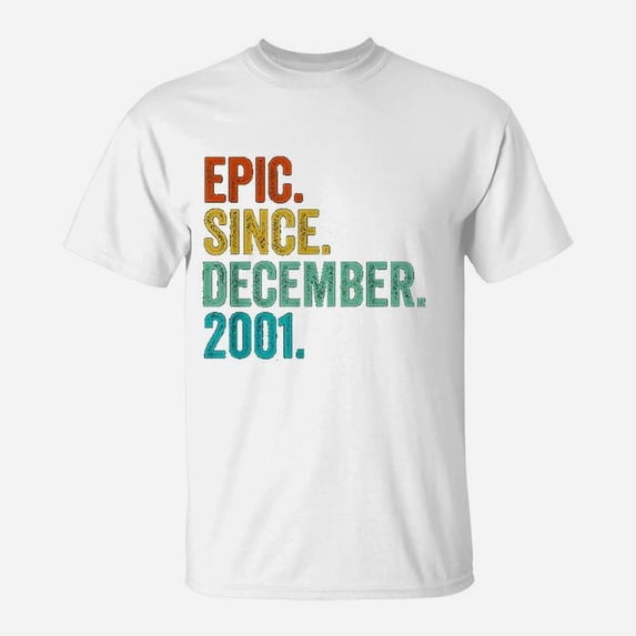 21st Years Old Gift Epic Since December 2001 TShirt - Walmart.com