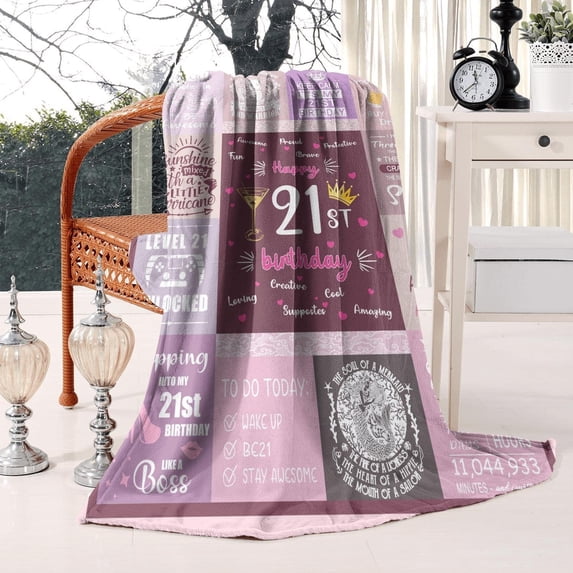 21th Birthday Blanket