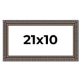 thumbnail image 1 of 21x10 Frame Black Feather Payton Ornate Solid Wood Picture Frame Width 1.75 Inches | Interior Depth, 1 of 8