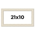 thumbnail image 1 of 21x10 Frame White Real Wood Picture Frame Width 1.75 inches | Interior Frame Depth 0.5 inches |, 1 of 8