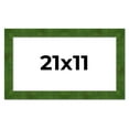 thumbnail image 1 of 21x11 Frame Green Burl Solid Wood Picture Frame | 1.75 Inches Moulding Width | Interior Frame Depth, 1 of 8