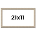 thumbnail image 1 of 21x11 Frame Grey Solid Wood Picture Frame Width 1 Inches | Interior Frame Depth 0.5 Inches |, 1 of 8