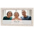thumbnail image 1 of 21x11 Frame White Real Wood Picture Frame Width 1.5 inches | Interior Frame Depth 0.5 inches |, 1 of 8