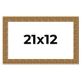thumbnail image 1 of 21x12 Frame Black and Gold Distressed Solid Wood Sonoma Picture Frame | 1.625 Inch Moulding Width |, 1 of 8