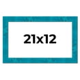 thumbnail image 1 of 21x12 Frame Blue Teal Burl Wood Picture Frame | 1.75 Inch Moulding Width | Interior Frame Depth 0.5, 1 of 8