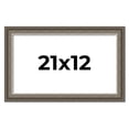 thumbnail image 1 of 21x12 Frame Brown Solid Wood Picture Frame | 1.75 Inch Moulding Width | Austin Frame Complete with, 1 of 8