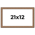 thumbnail image 1 of 21x12 Frame Gold Real Wood Picture Frame Width 1.25 inches | Interior Frame Depth 0.5 inches |, 1 of 8