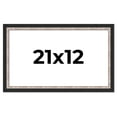 thumbnail image 1 of 21x12 Frame Silver Real Wood Picture Frame Width 1.25 Inches | Interior Frame Depth 0.75 Inches |, 1 of 8