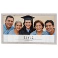 thumbnail image 1 of 21x12 Frame White Real Wood Picture Frame Width 0.75 inches | Interior Frame Depth 0.5 inches |, 1 of 8