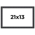 thumbnail image 1 of 21x13 Frame Black Real Wood Picture Frame Width 1.25 inches | Interior Frame Depth 0.5 inches |, 1 of 8