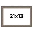 thumbnail image 1 of 21x13 Frame Brown Solid Wood Picture Frame | 1.75 Inch Moulding Width | Austin Frame Complete with, 1 of 8