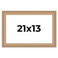 thumbnail image 1 of 21x13 Frame Charleston Honey Brown Solid Wood Picture Frame Width 1.75 Inches | Interior Depth 0.5, 1 of 8