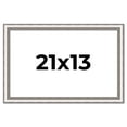 thumbnail image 1 of 21x13 Frame Silver Real Wood Picture Frame Width 1.25 Inches | Interior Frame Depth 0.5 Inches |, 1 of 8