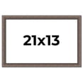 thumbnail image 1 of 21x13 Frame Silver Real Wood Picture Frame Width 1.25 Inches | Interior Frame Depth 0.5 Inches |, 1 of 8