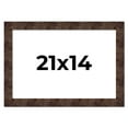 thumbnail image 1 of 21x14 Frame Brown Burl Real Wood Picture Frame Width 1.625 Inches | Interior Frame Depth 0.5 Inches, 1 of 8