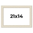 thumbnail image 1 of 21x14 Frame White Real Wood Picture Frame Width 1.75 inches | Interior Frame Depth 0.5 inches |, 1 of 8