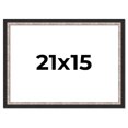 thumbnail image 1 of 21x15 Frame Silver Real Wood Picture Frame Width 1.25 Inches | Interior Frame Depth 0.75 Inches |, 1 of 8
