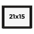 thumbnail image 1 of 21x15 Shadow Box Black Solid Wood Display Picture Frame | 1 Inch Rabbet Depth | | 1.375 Inch, 1 of 4