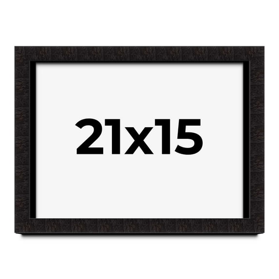 21x15 Shadow Box Black Solid Wood Display Picture Frame | 1 Inch Rabbet Depth | | 1.375 Inch