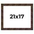 thumbnail image 1 of 21x17 Frame Brown Burl Real Wood Picture Frame Width 1.625 Inches | Interior Frame Depth 0.5 Inches, 1 of 8