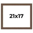 thumbnail image 1 of 21x17 Frame Brown Farmhouse Solid Wood Picture Frame Width 1.5 Inches | Interior Frame Depth 0.5, 1 of 8
