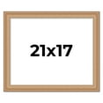 thumbnail image 1 of 21x17 Frame Charleston Honey Brown Solid Wood Picture Frame Width 1.75 Inches | Interior Depth 0.5, 1 of 8