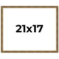 thumbnail image 1 of 21x17 Frame Gold Kingsley Distressed Solid Wood Picture Frame Width 0.75 Inches | Interior Frame, 1 of 8
