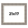 thumbnail image 1 of 21x17 Frame Grey Real Wood Picture Frame Width 2.75 Inches | Interior Frame Depth 0.5 Inches |, 1 of 8