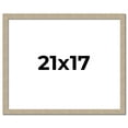 thumbnail image 1 of 21x17 Frame Grey Solid Wood Picture Frame Width 1 Inches | Interior Frame Depth 0.5 Inches |, 1 of 8