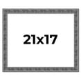 thumbnail image 1 of 21x17 Frame Silver Black Rustic Sonoma Solid Wood Picture Frame | 1.5 Inch Moulding Width |, 1 of 8