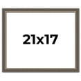 thumbnail image 1 of 21x17 Frame Silver Real Wood Picture Frame Width 1.25 Inches | Interior Frame Depth 0.5 Inches |, 1 of 8