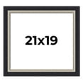 thumbnail image 1 of 21x19 Frame Black Real Wood Picture Frame Width 2.25 Inches | Interior Frame Depth 0.5 Inches |, 1 of 8