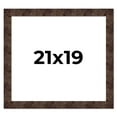 thumbnail image 1 of 21x19 Frame Brown Burl Real Wood Picture Frame Width 1.625 Inches | Interior Frame Depth 0.5 Inches, 1 of 8