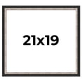 thumbnail image 1 of 21x19 Frame Silver Real Wood Picture Frame Width 1.25 Inches | Interior Frame Depth 0.75 Inches |, 1 of 8