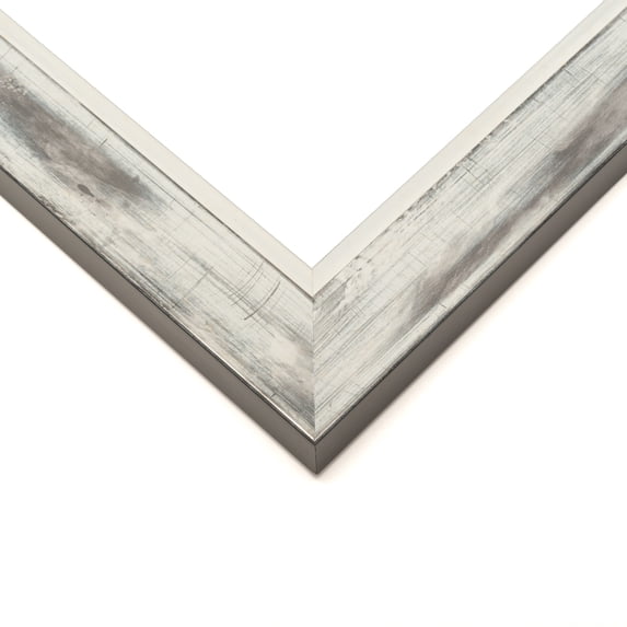 21x19 Frame Silver Real Wood Picture Frame Width 1.5 inches | Interior Frame Depth 0.5 inches |