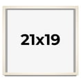 thumbnail image 1 of 21x19 Frame White Wheat Solid Wood Picture Frame | Moulding Width 0.75 Inches | Interior Depth 0.5, 1 of 8