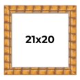 thumbnail image 1 of 21x20 Frame Beige Real Wood Picture Frame Width 3 inches | Interior Frame Depth 0.5 inches |, 1 of 8