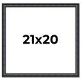 thumbnail image 1 of 21x20 Frame Black Real Wood Picture Frame Width 1.25 inches | Interior Frame Depth 0.5 inches |, 1 of 8