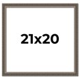 thumbnail image 1 of 21x20 Frame Silver Real Wood Picture Frame Width 1.25 Inches | Interior Frame Depth 0.5 Inches |, 1 of 8