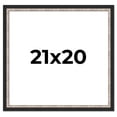 thumbnail image 1 of 21x20 Frame Silver Real Wood Picture Frame Width 1.25 Inches | Interior Frame Depth 0.75 Inches |, 1 of 8