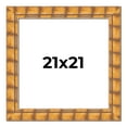 thumbnail image 1 of 21x21 Frame Beige Real Wood Picture Frame Width 3 inches | Interior Frame Depth 0.5 inches |, 1 of 8