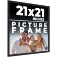 thumbnail image 1 of 21x21 Frame Black Real Wood Picture Frame Width 0.75 inches | Interior Frame Depth 0.5 inches |, 1 of 8