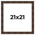 thumbnail image 1 of 21x21 Frame Brown Burl Real Wood Picture Frame Width 1.625 Inches | Interior Frame Depth 0.5 Inches, 1 of 8
