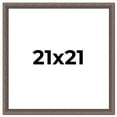 thumbnail image 1 of 21x21 Frame Silver Real Wood Picture Frame Width 1.25 Inches | Interior Frame Depth 0.5 Inches |, 1 of 8