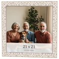 thumbnail image 1 of 21x21 Frame White Real Wood Picture Frame Width 1.5 inches | Interior Frame Depth 0.5 inches |, 1 of 8