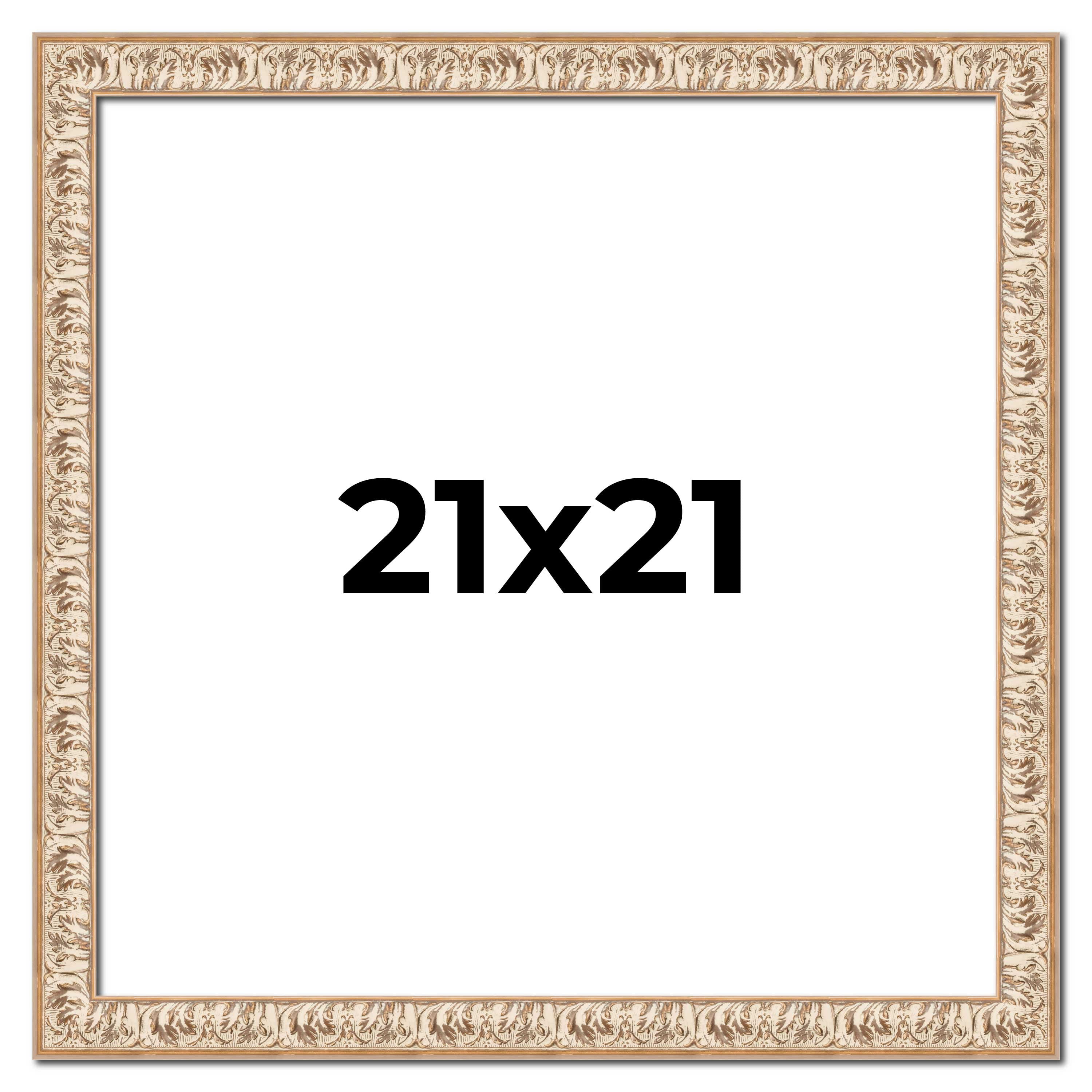 21x21-Frame-White-Real-Wood-
