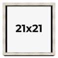 thumbnail image 1 of 21x21 Shadow Box Frame Silver | 1.625 Inches Deep Real Wood Contemporary Shadowbox Display Frame |, 1 of 7