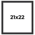 thumbnail image 1 of 21x22 Frame Black Real Wood Picture Frame Width 1.25 Inches | Interior Frame Depth 0.5 Inches |, 1 of 8