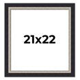 thumbnail image 1 of 21x22 Frame Black Real Wood Picture Frame Width 2.25 Inches | Interior Frame Depth 0.5 Inches |, 1 of 8